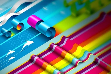 Colorful Motif 3D Backgrounds Wallpapers