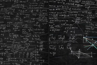 Blackboard And Math iMac Wallpapers