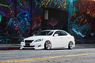 Cars Graffiti Roads Tuning Tuned Stance Lexus IS Wallpapers ...
