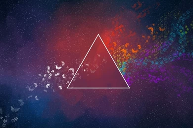 Download Wallpapers 1280x1024 Triangle, Abstract, Spots, Butterfly ...