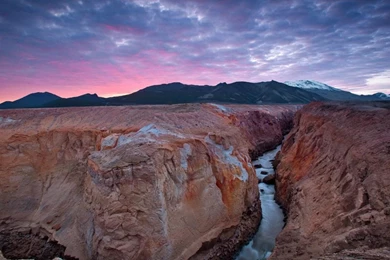 CANYON VOLCANO WALLPAPER (