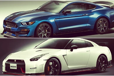 2016 Ford Mustang Shelby GT350 R Vs Nissan GT R NISMO YouTube