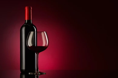 Wallpapers Red Wine Bottle And Glass 1920 X 1200 Food Drinks ...