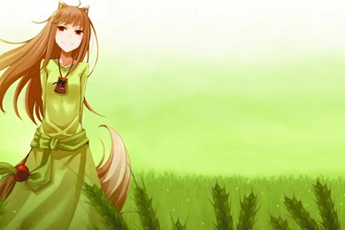 Happy Holo On The Field Spice And Wolf Desktop Wallpapers 28678