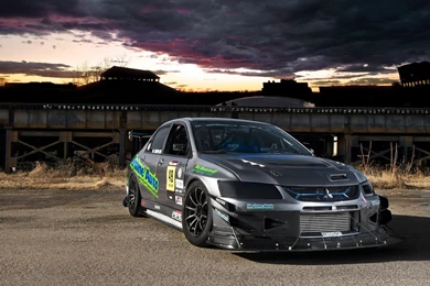 Clouds Cars Mitsubishi Outdoors Roads Overcast Tuning Mitsubishi ...