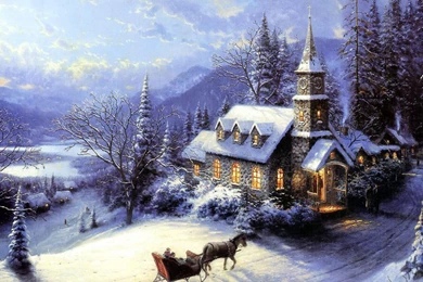 Christmas Winter Desktop Wallpaper, Christmas Winter Pictures, New ...