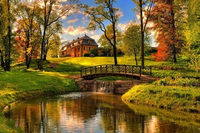 AUTUMN LANDSCAPE WALLPAPER (