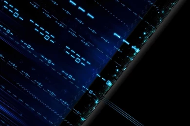 Download Wallpapers 1600x1200 Blue, Black, Matrix, Figures ...