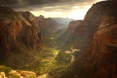 1920x1080 Canyon Valley Springdale Utah Wallpapers