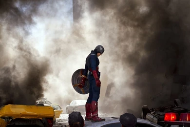 Chris Evans Captain America Avengers, Smoke, Fighting, 1920x1200 ...