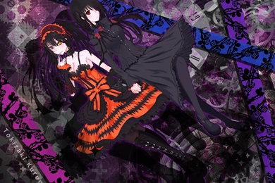 Kurumi With Shiizaki Dark Date A Live Wallpapers