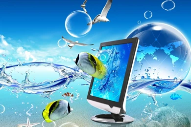 3D Computer Windows Wallpapers