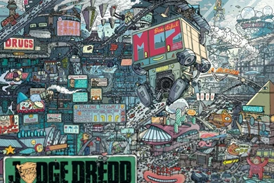 DREDD Sci fi Action Superhero Judge (16) Wallpapers