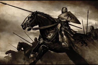 Knights, Horses, Artwork, Medieval, Swadia :: Wallpapers