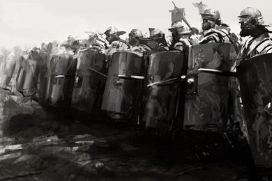 Here's A Cool Sketch Of A Roman Legion. It's My Current Computer ...