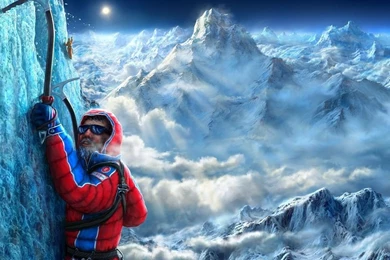 Sport Girl Hd Extreme Climbing On The Mountains – Design Inspiration