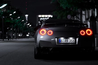 Cars, Berlin, Street, Nissan GTR :: Wallpapers