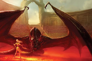 Daenerys And Her Dragon Wallpapers Artistic Wallpapers