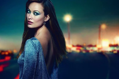 Olivia Wilde Blue Dress Photos Hd Image Wallpapers