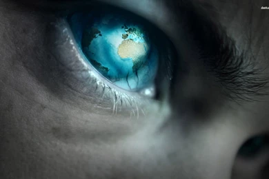 Blue Planet Eye Wallpapers Digital Art Wallpapers