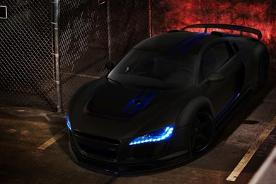 Hell Black Audi R8 Desktop Wallpapers 19996