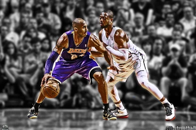 Kobe Bryant Vs Dwyane Wade NBA Wallpapers Streetball