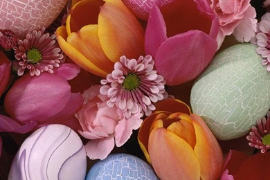 Easter Eggs iPhone 4 Retina Display Wallpapers