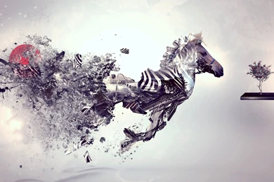 2560x1600 Zebra Abstract Art Wallpapers