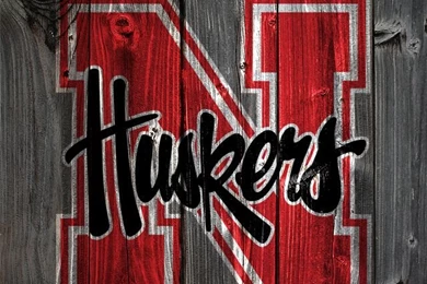 Nebraska Cornhuskers Wood iPhone 4 Backgrounds