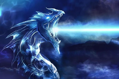 Download Wallpapers 1680x1050 Dragon, Mouth, Night, Light 1680x1050 ...