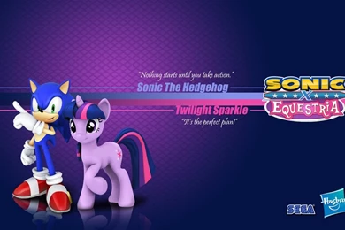 Sonic X Equestria: Sonic And Twilight By Fuzon S On DeviantArt