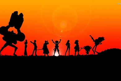 One Piece Silhouettes Wallpapers Anime Wallpapers