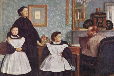 Best Artist Edgar Degas Portrait Of The Bellelli Family ...