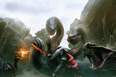 Hydra Warriors Medieval Dragons Dogma Dogma Key Art Wallpapers ...