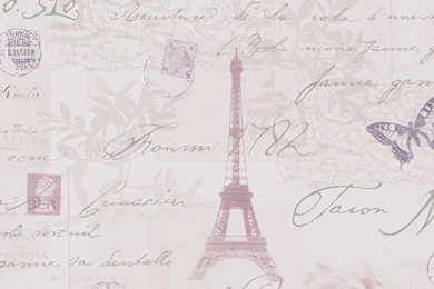 Heather Lilac / Silver 97751 Calligraphy French Paris ...
