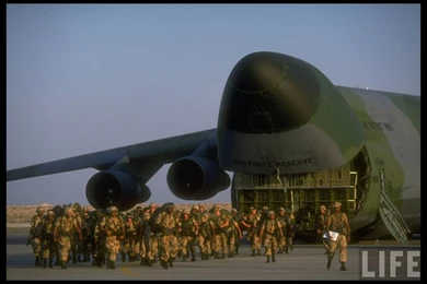 C 5 Galaxy Iraq Aircraft Military Soldiers Wallpapers (