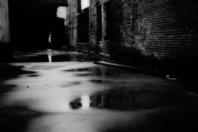 Black Dark Night Streets Wallpapers (