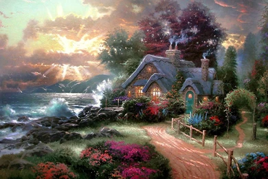 Beautiful Cottage Wallpaper, Cottage Photos, New Wallpapers