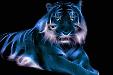 Fractal Tiger Wallpapers