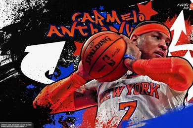 DeviantArt: More Like Carmelo Anthony Graffiti Style Wallpapers By ...