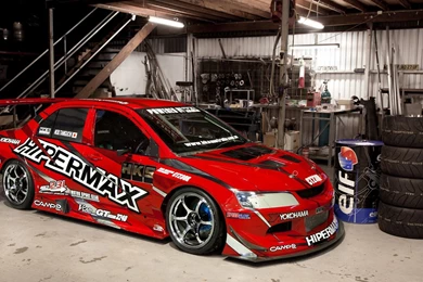 Mitsubishi Lancer Evolution In Garage HD Wallpapers 1080p