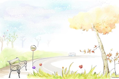 Free Wallpapers Free Art Wallpapers Drawing Beautiful Scenery ...