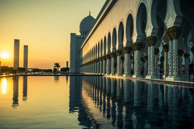 Religious: Abu Dhabi Mosque Middle East Full HD Wallpapers For HD ...