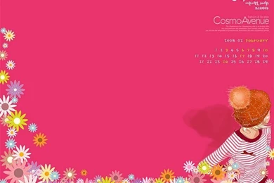 February CG Wallpapers Lovely Anime CG Calendar Wallpapers 9 ...