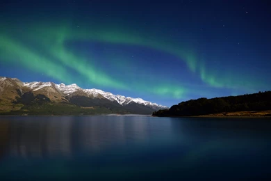 Aurora Mountains Wallpapers