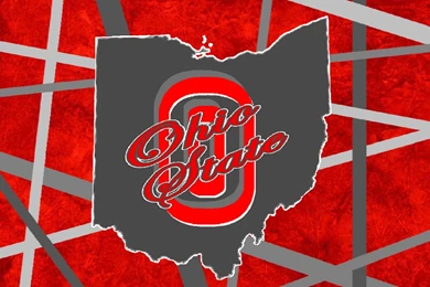 OHIO STATE ON GRAY OHIO ON ABSTRACT Ohio State Buckeyes ...