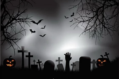 Zombie Graveyard Wall Mural Wallpapers Mural Ideas 13297