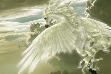 Desktop Wallpapers · Gallery · 3D Art · Pegasus The Flying Horse ...
