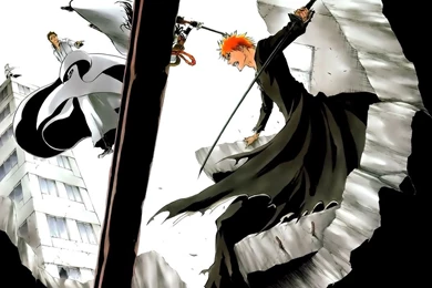 Ichigo Kurosaki During A Fight Bleach Wallpapers 27129