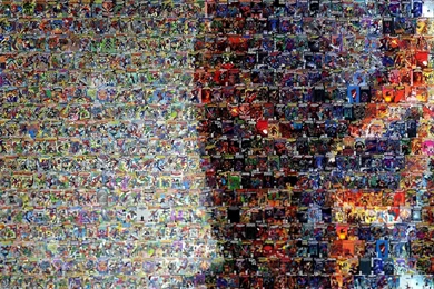 Spiderman Mosaic Marvel Comics Collage Multi Dual Screen E ...